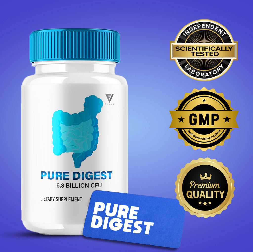 Pure Digest Capsules Puredigest Probiotic Supplement (60 Capsules)