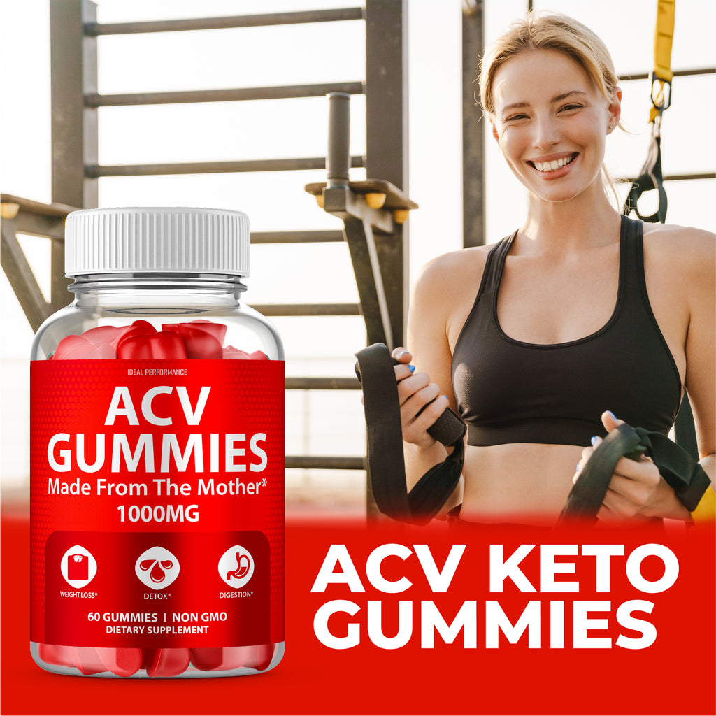 ACV Gummies with Mother 1000 Mg Apple Cider Vinegar (60 Gummies)