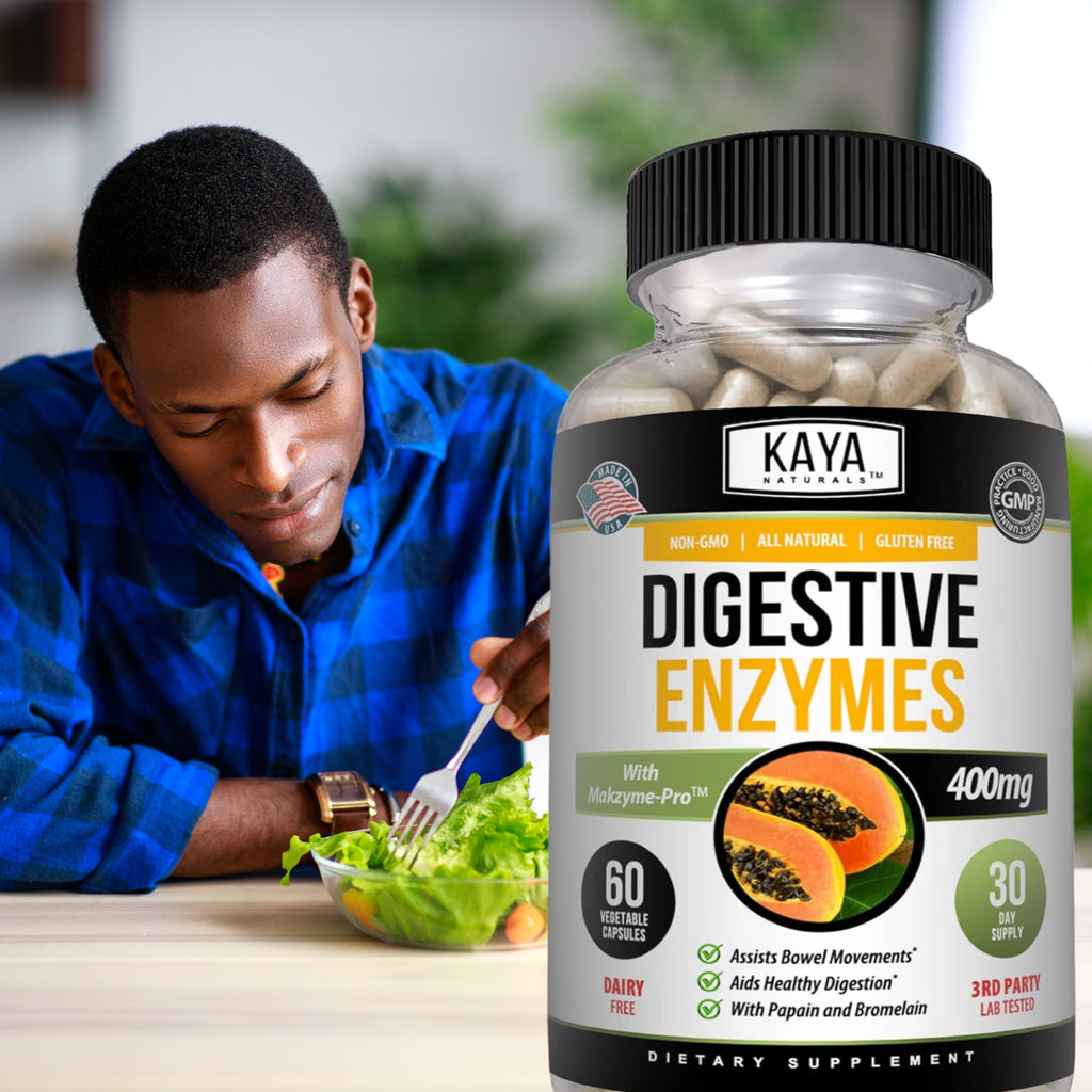 3X 60Ct Digestive Enzymes Prebiotic & Probiotic, Gas, Constipation, Bloating Aid