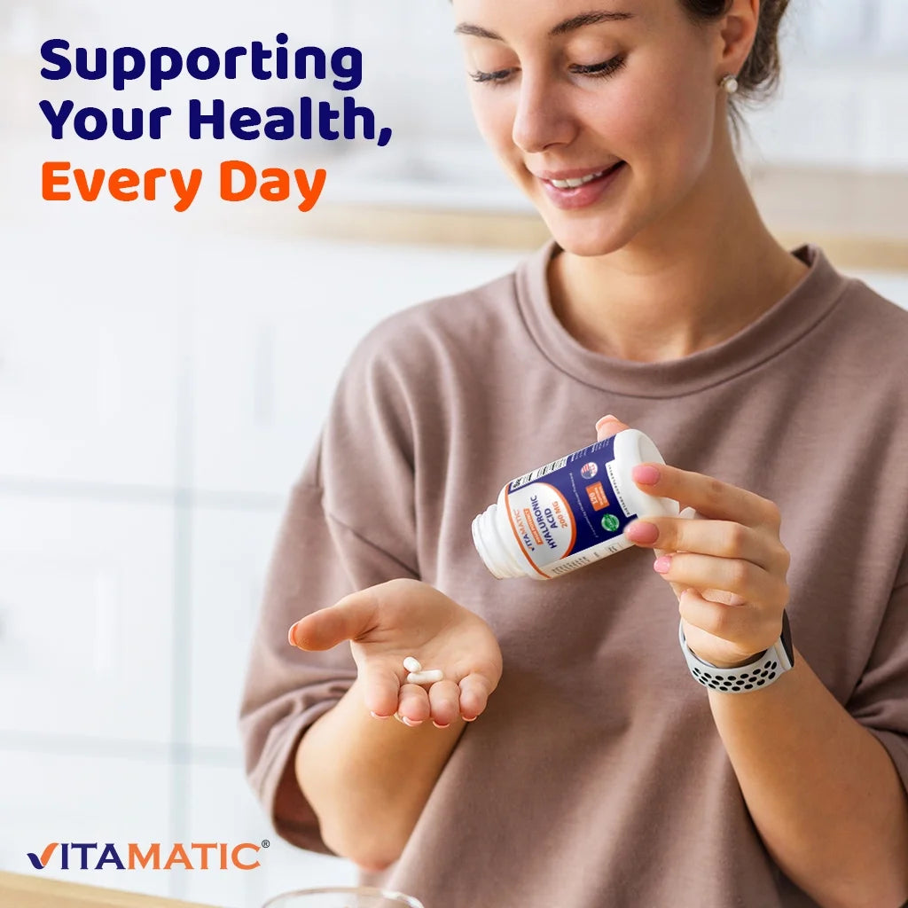 Vitamatic Hyaluronic Acid 200 Mg Capsules 3 Pack 120 Count
