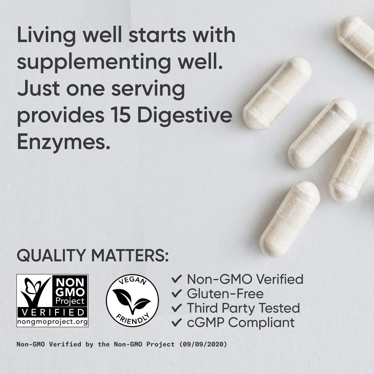 Sports Research® Digestive Enzymes with Probiotics & Ginger - Plant Based Vegan Certified Non-Gmo (90 Softgels)