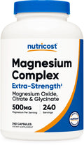 Nutricost Magnesium Complex 500Mg, 240 Capsules - Gluten Free and Non-Gmo