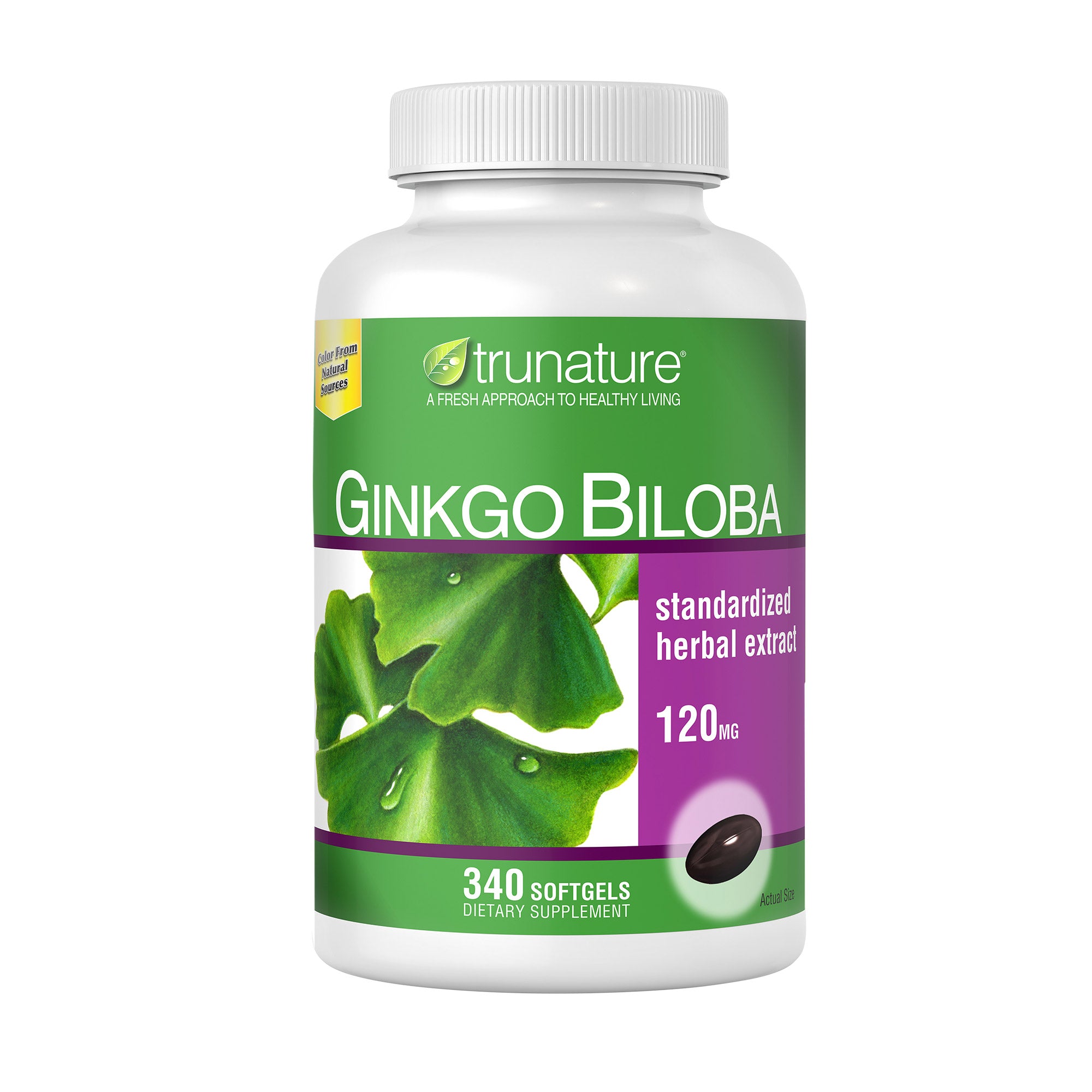 Ginkgo Biloba 120Mg, 340 Softgels