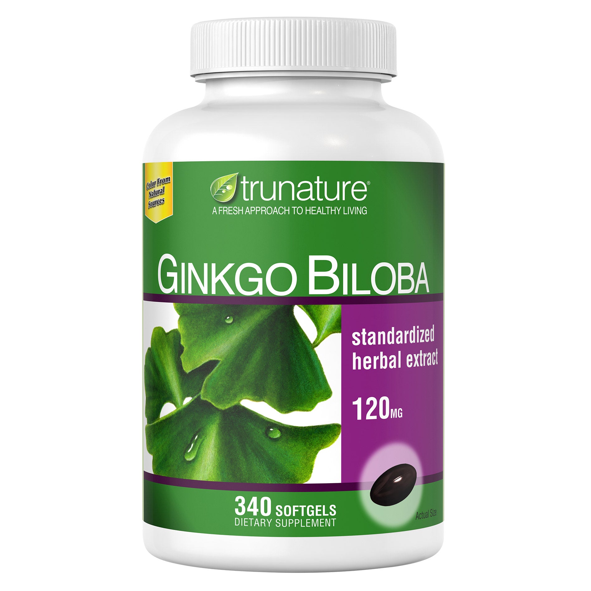 Ginkgo Biloba 120Mg, 340 Softgels