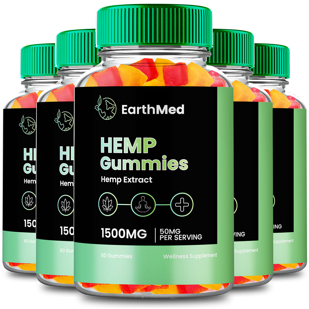 (5 Pack) Earthmed Gummies Official Formula (300 Gummies)