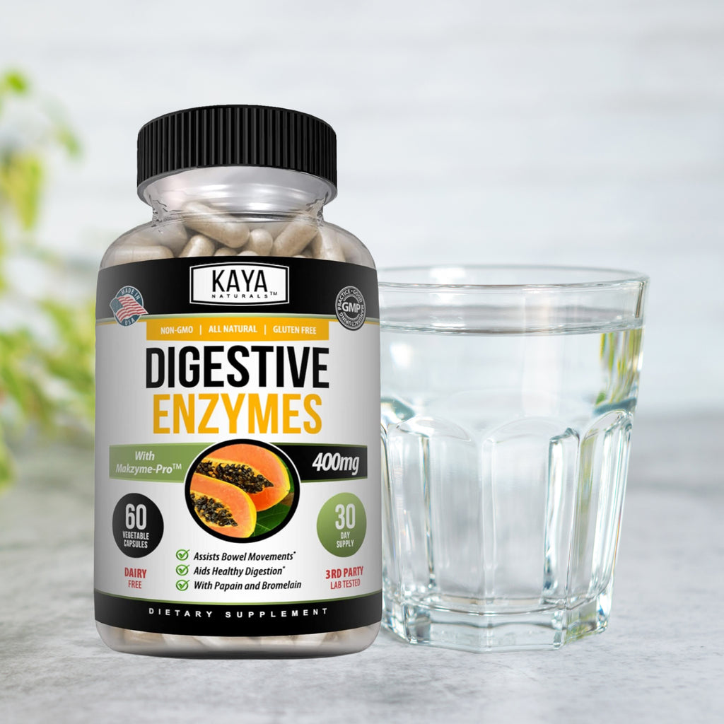 3X 60Ct Digestive Enzymes Prebiotic & Probiotic, Gas, Constipation, Bloating Aid