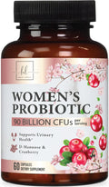 Probiotics for Women Digestive Health Support - 16 Strains Women'S Vaginal Probiotic with Prebiotics, Cranberry, PH, Immune Support, Urinary, & Feminine Health Support - USA Bottled - 60 Capsules