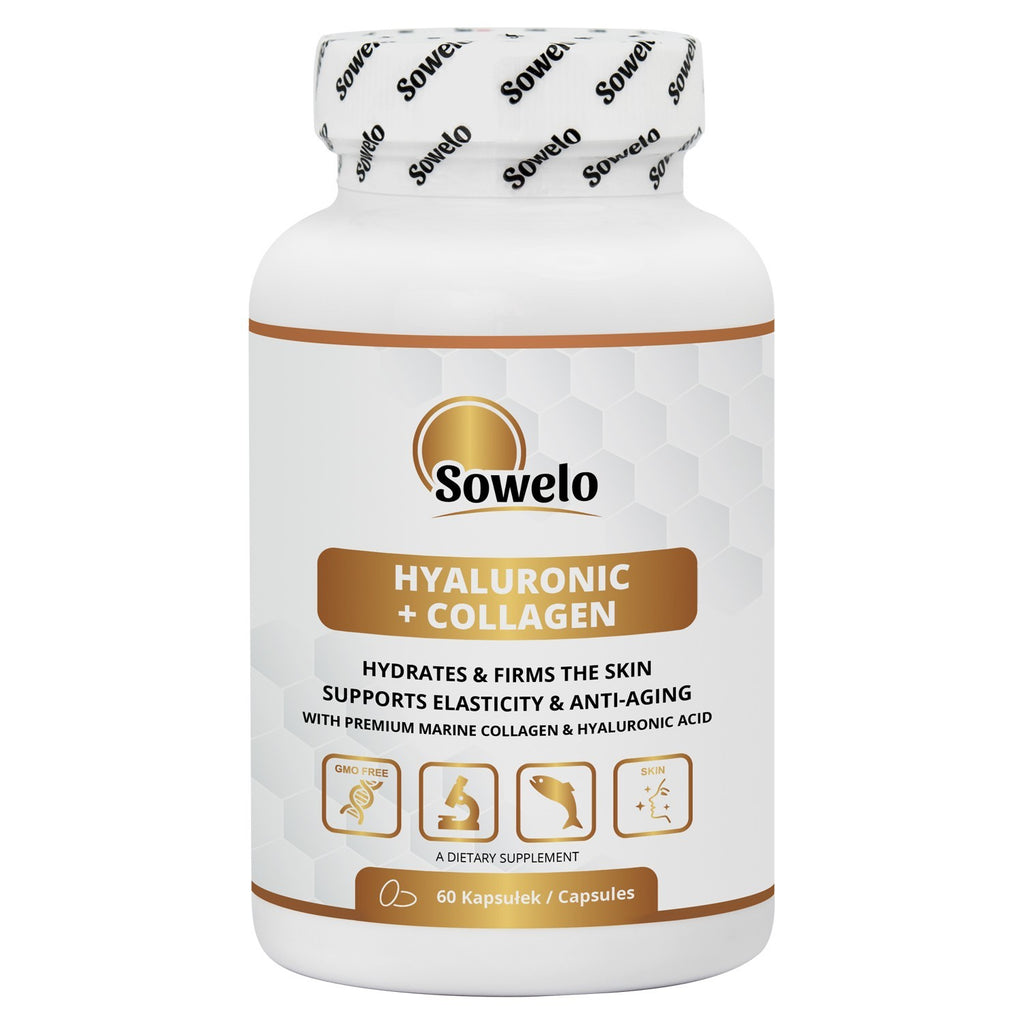 Hyaluronic Acid + Collagen Capsules – Naticol, Skin Hydration & Firmness Sowelo