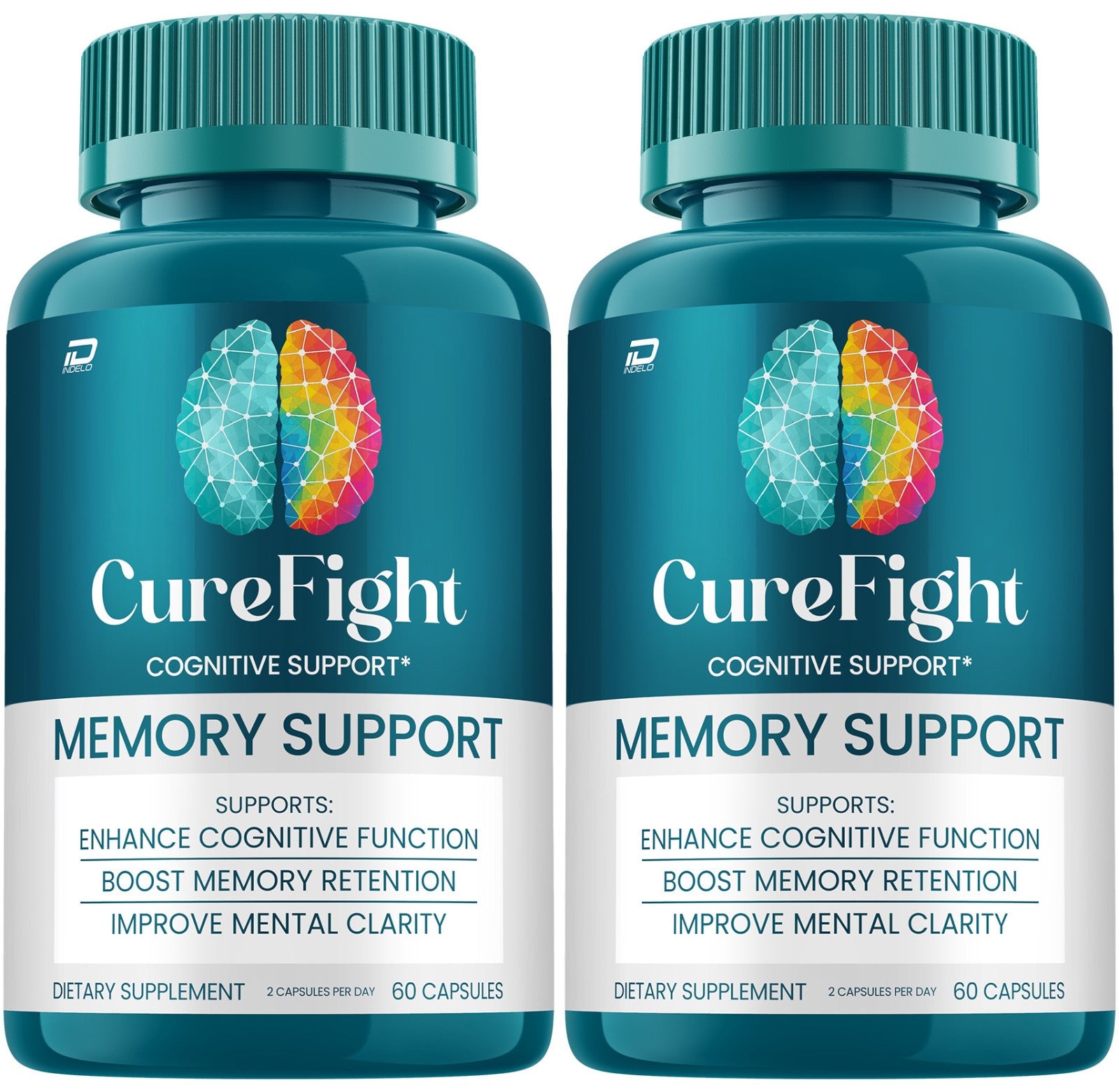(2 Pack) Cure Fight Pro Supplement Capsules – Curefight Pro All Natural Memory