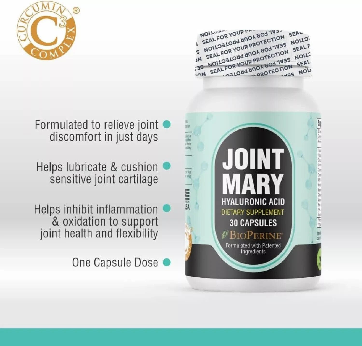 Joint Mary Hyaluronic Acid ✅ Supplement Advanced Joint Support 30 Capsules