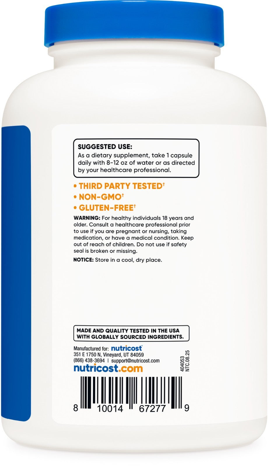 Nutricost Magnesium Complex 500Mg, 240 Capsules - Gluten Free and Non-Gmo