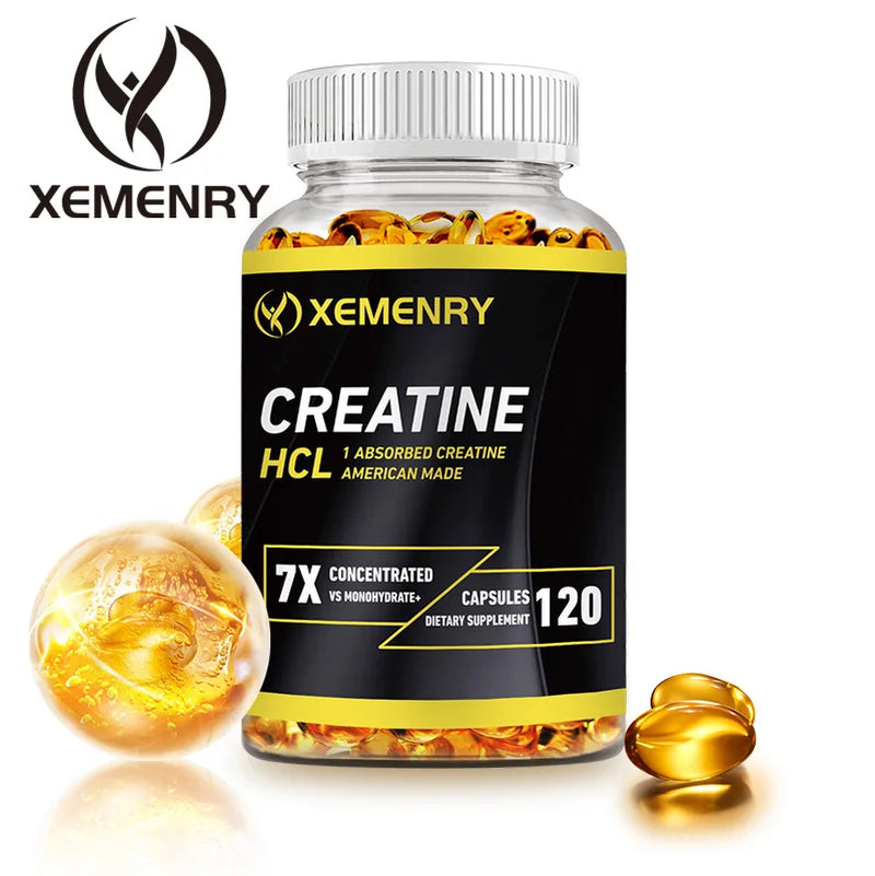 Creatine Hcl - Boosts Energy Endurance and Muscle Mass for Improved Athletic Performance