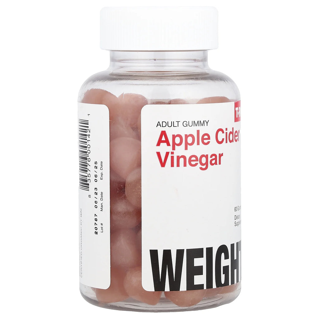 T-RQ Adult Gummy, Apple Cider Vinegar, 60 Gummies