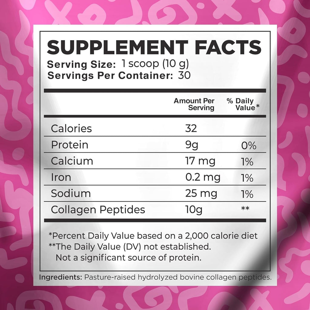 Collagen Peptides Powder 10Oz for Women Types 1 & 3 Unflavored Hair Skin Nails