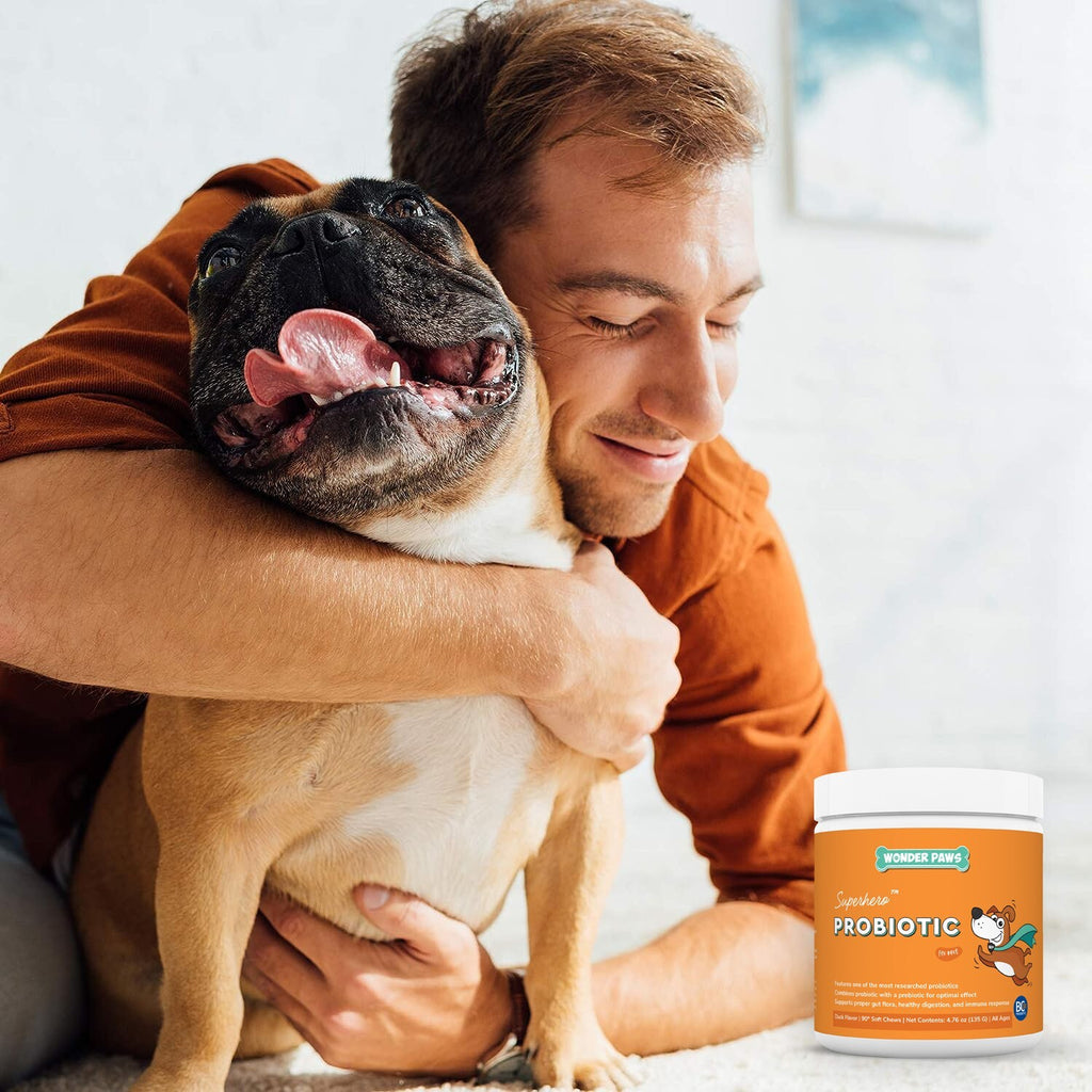 Probiotic Chews for Dogs – Supports Gut Health, Digestion, Gas, Constipation