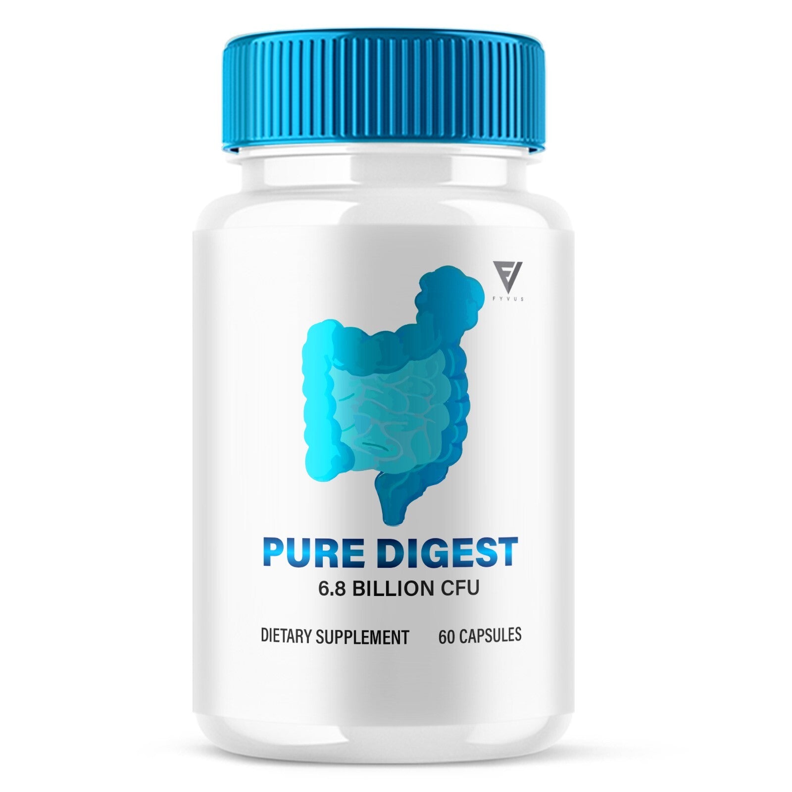Pure Digest Capsules Puredigest Probiotic Supplement (60 Capsules)