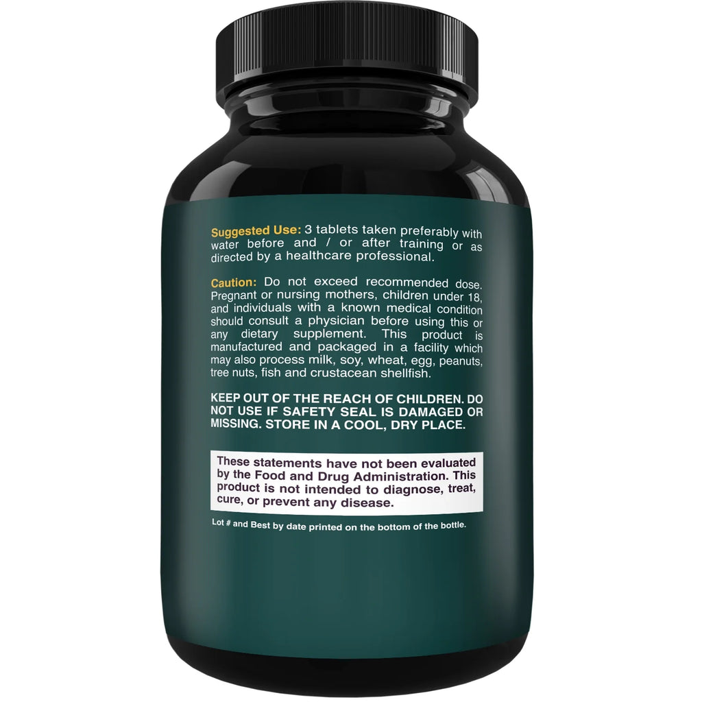 Nature’S Craft Branch Chain Amino Acid Supplement for Post Workout Muscle Recovery, 120 Tablets