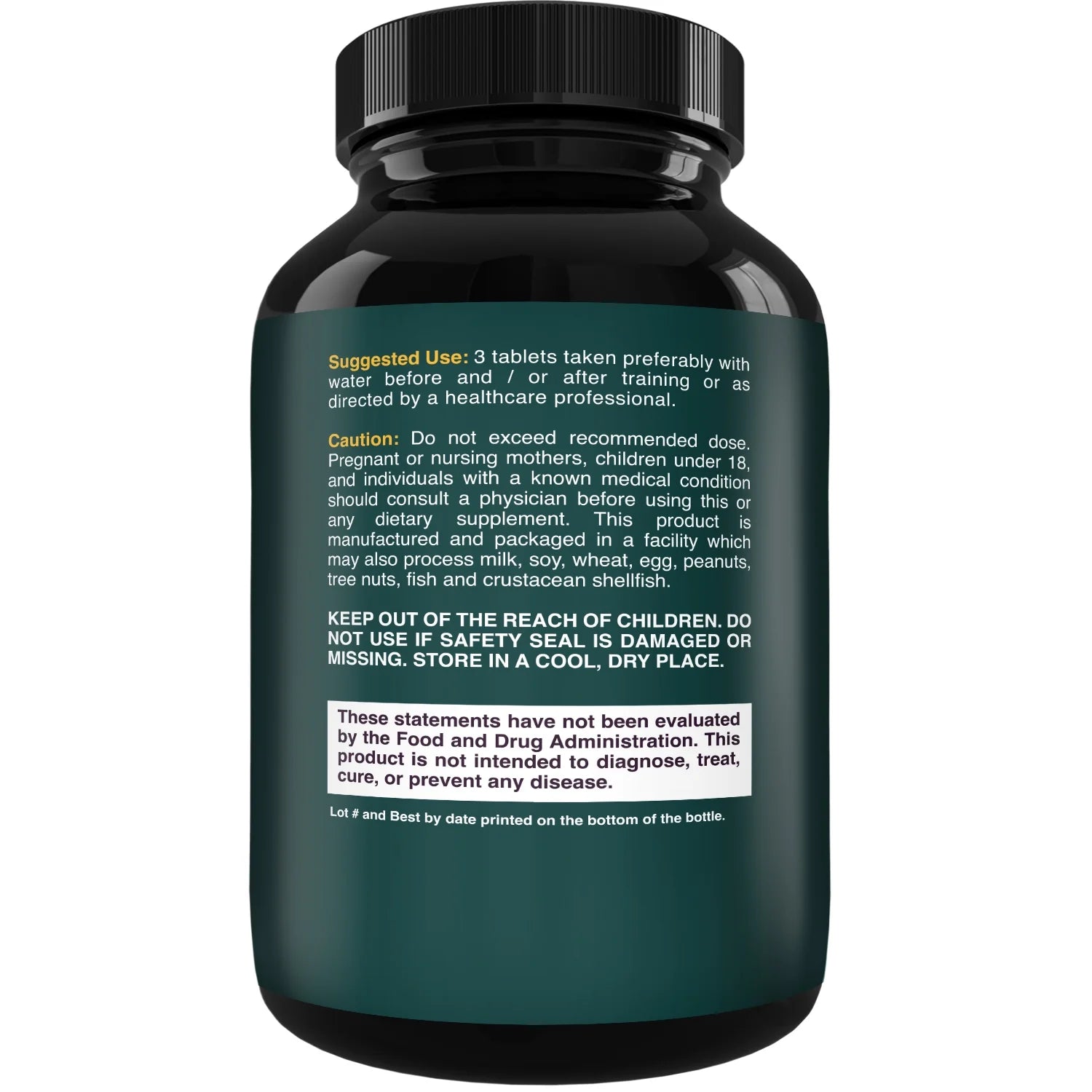Nature’S Craft Branch Chain Amino Acid Supplement for Post Workout Muscle Recovery, 120 Tablets