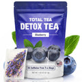 Total Tea Siimming Detox Tea Caffeine Free - 25 Day Detox - Herbal Tea with Cham
