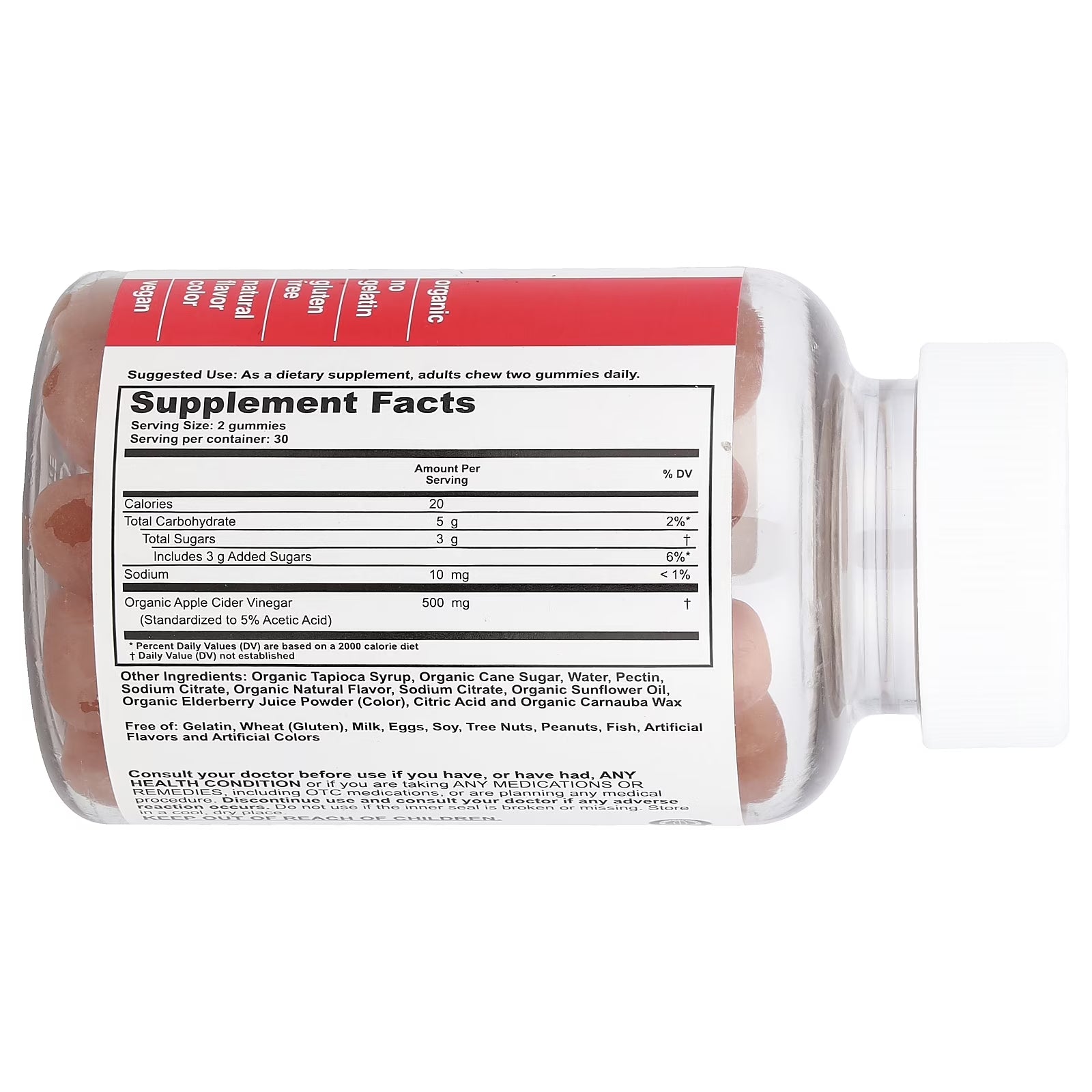 T-RQ Adult Gummy, Apple Cider Vinegar, 60 Gummies