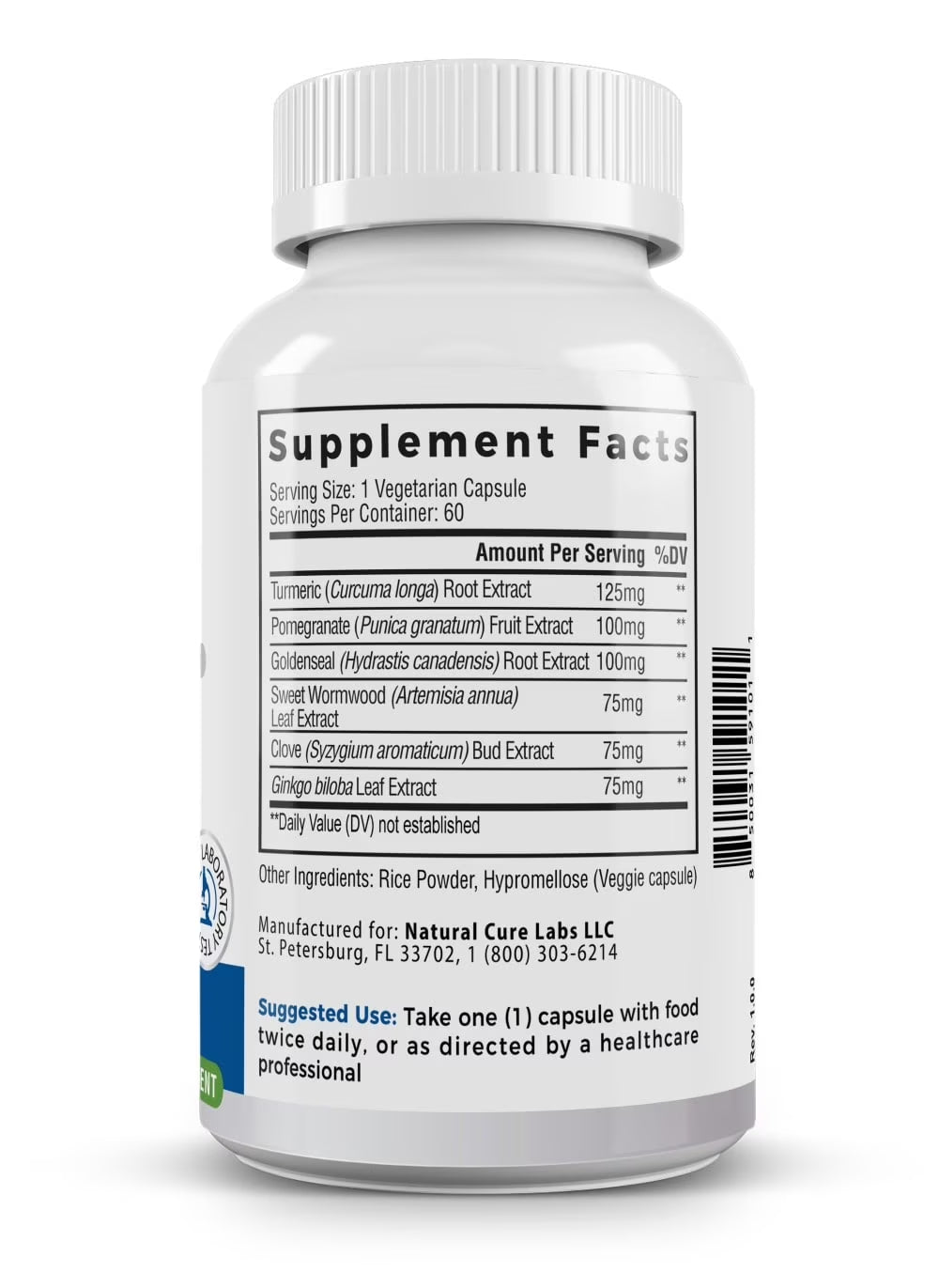 Biofilm Defense Complex - Multivitamin Turmeric & Pomegranate - 60 Capsules - Palmara Health