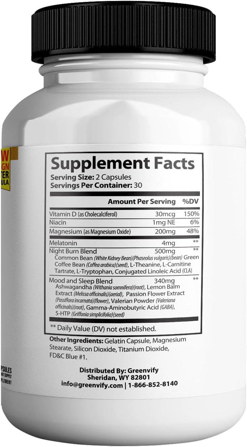 Mitolyn Max Burner Burn Powerful Formula Anabolic Recovery, Natural Sleep Aid with Magnesium, Ashwaganda - 120 Capsules (2 Pack)