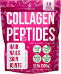 Collagen Peptides Powder 10Oz for Women Types 1 & 3 Unflavored Hair Skin Nails
