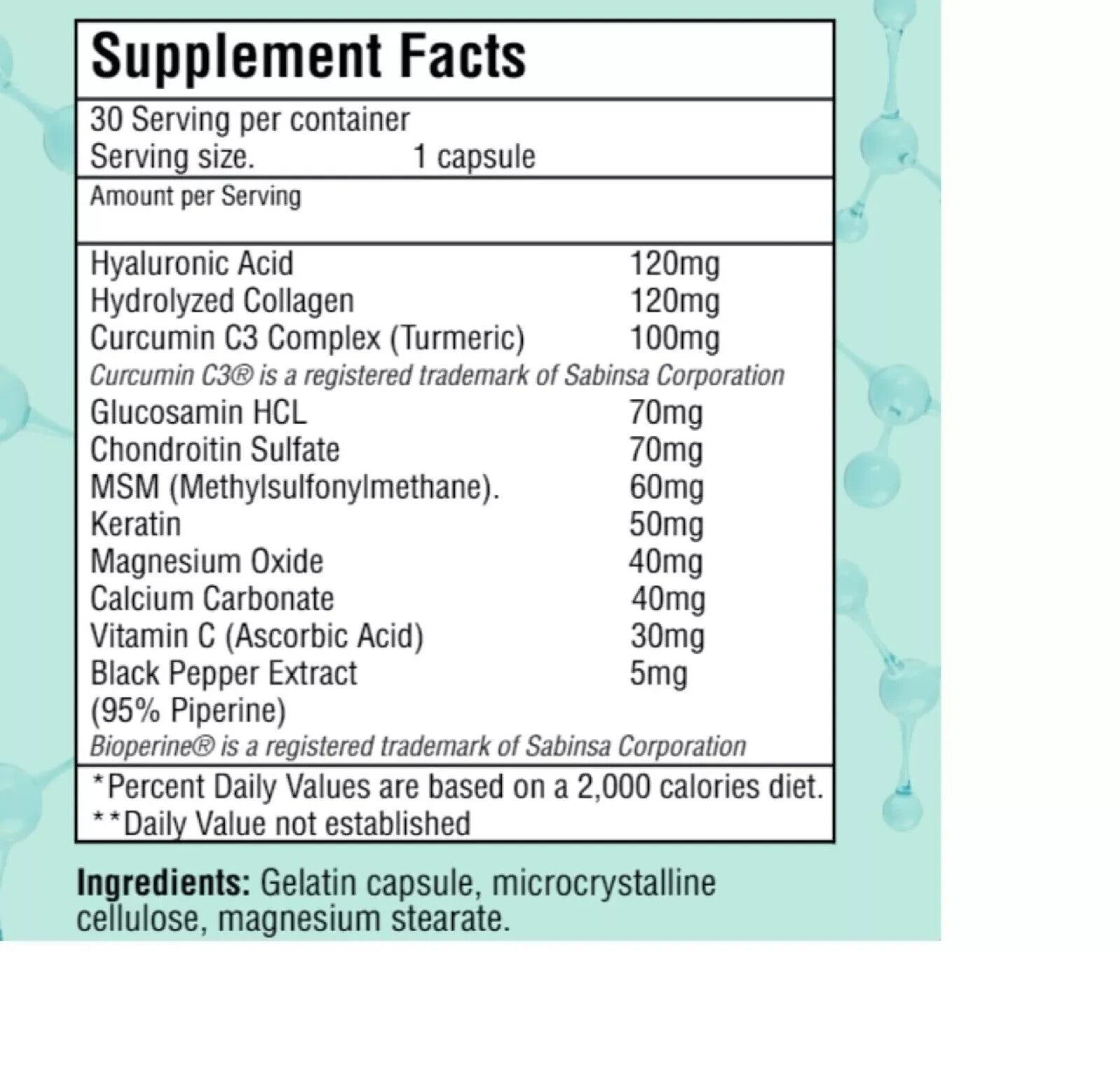 Joint Mary Hyaluronic Acid ✅ Supplement Advanced Joint Support 30 Capsules