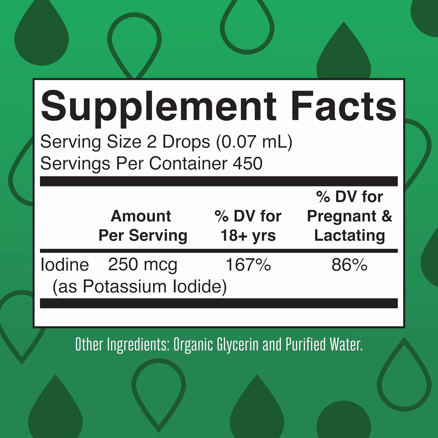 Maryruth Organics Iodine Liquid Drops | Potassium Iodide | 1 Year Supply | 450 Servings | Thyroid Health | USDA Organic| Vegan | Non-Gmo | Gluten Free | 1 Fl Oz