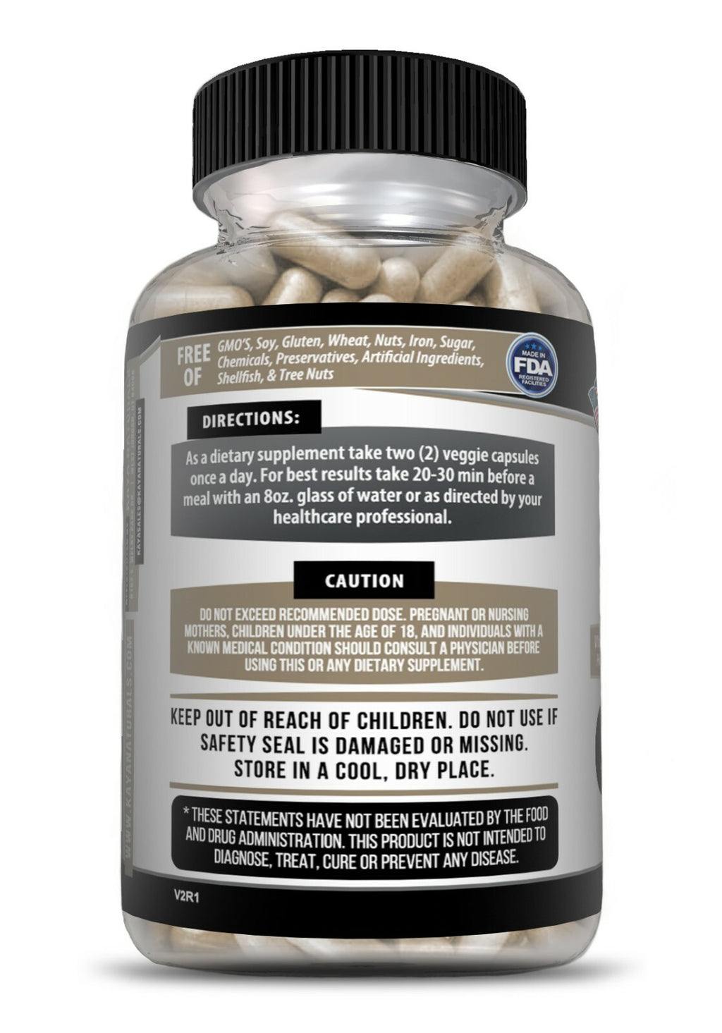 (2 Pack) Mushroom Complex Supplement, 60 Capsules Lions Mane, Reishi, Shiitake