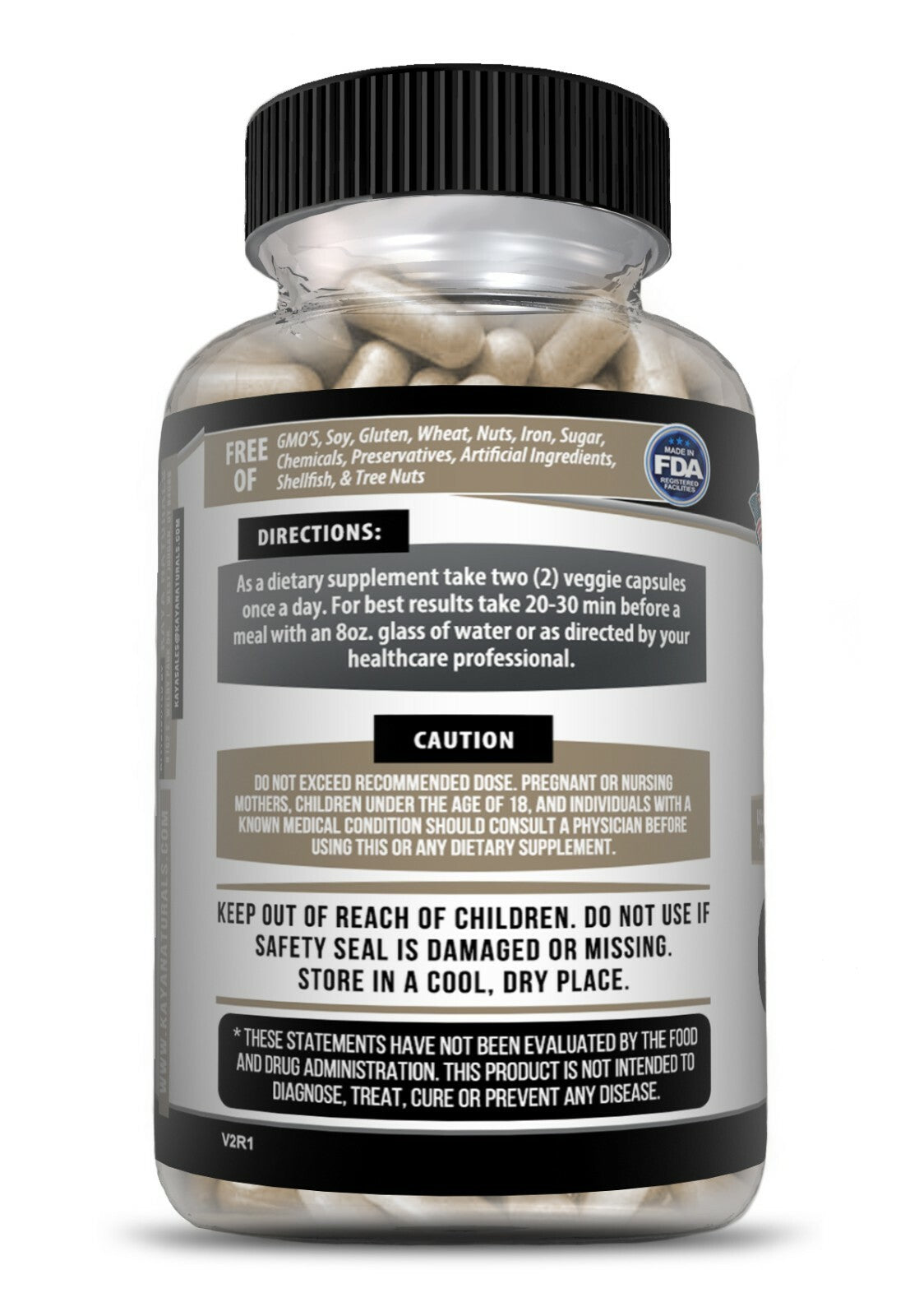 (2 Pack) Mushroom Complex Supplement, 60 Capsules Lions Mane, Reishi, Shiitake