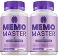 Memo Master Supplement Capsules – Memomaster All-Natural Maximum Strength Formula Focus Pills, Memory Support and Reviews (2 Pack – 120 Capsules)