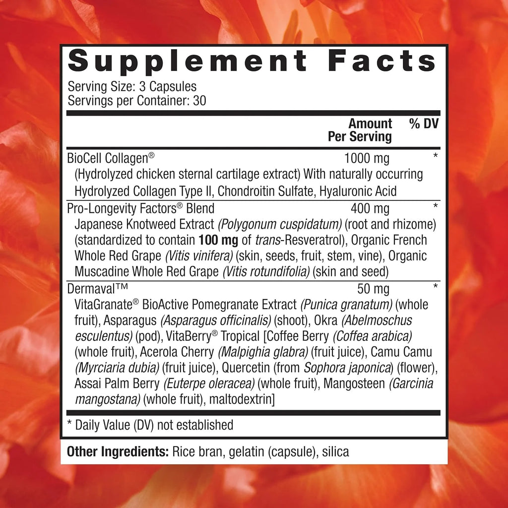 Reserveage, Ultra Collagen Booster, Skin Supplement, Supports Healthy Collagen Production, 90 Capsules