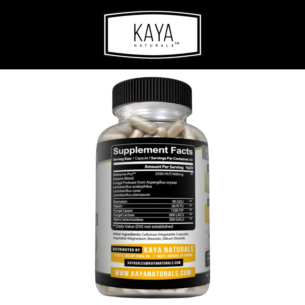 3X 60Ct Digestive Enzymes Prebiotic & Probiotic, Gas, Constipation, Bloating Aid